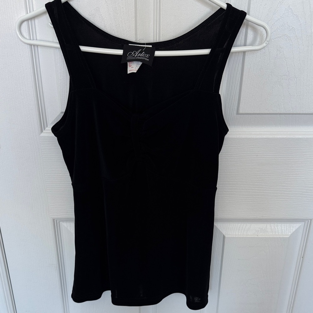 Artex Women's Elegant Black Tank Top